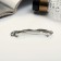 Hair hair clip "Liberty Style" sophistication shine, 7 cm, silver