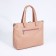 Luggage bag on lightning, 2 external pockets, pink color