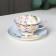 Tea steam porcelain "Tea rose", 2 items: a cup 200 ml, a saucer d = 15 cm