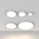 Ceiling light Technical C032CL-12W4K-RD-W, LED, 12W, 12x12x6 cm, 720lm, white color