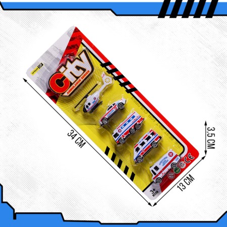 Set of Machines "Ambulance", 5 pieces-8