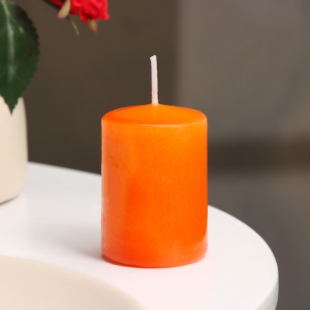 Aromatic candle "mango", 4 × 6 cm, in a box-2