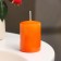 Aromatic candle "mango", 4 × 6 cm, in a box