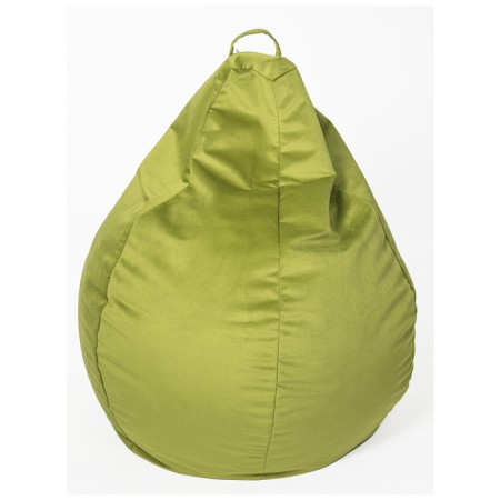 The hand-bag “pear” is small, diameter 70 cm, height 90 cm, grass grass, velor-2