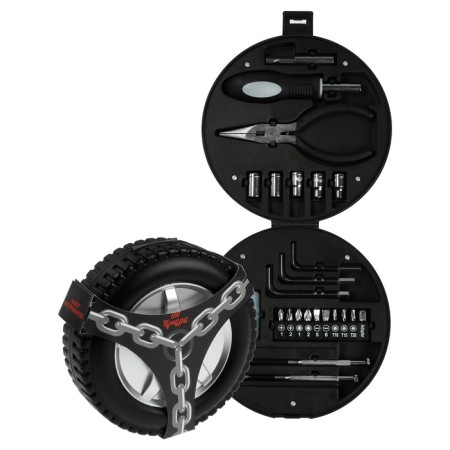 Tundra instruments set, gift plastic case "Wheel", 24 items