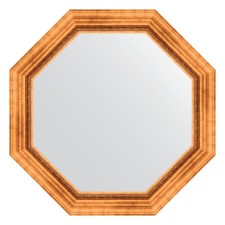 Mirror in the baguette frame, Roman gold 88 mm, 76.6x76.6 cm