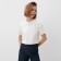 T-shirt shortened female Minaku Oversize Fit: Color Ecrew, rr 48