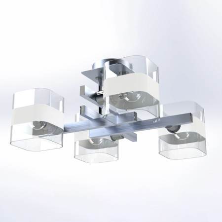 Ceiling chandelier "Virta" E14 4x60 watts