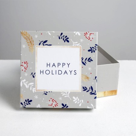 A set of gift boxes 6 in 1 "Tenderness", 10 x 10 x 6 - 20 x 20 x 11 cm, New Year-6