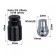 Secretary nuts Skyway, M14x1.50 32mm, Closed cone, 5 ray, 1 cl, chromium, set 4 pcs