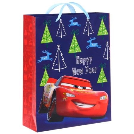 New Year. Gift package, 31x40x11 cm, packaging, cars-2