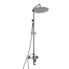 The shower system wasserkraft A166.16.16.137.087.ch, tropical shower, shower, chrome