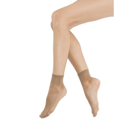 Women's socks Filodoro Absolute Summer 8, single size, TEA color, 2 pairs-1