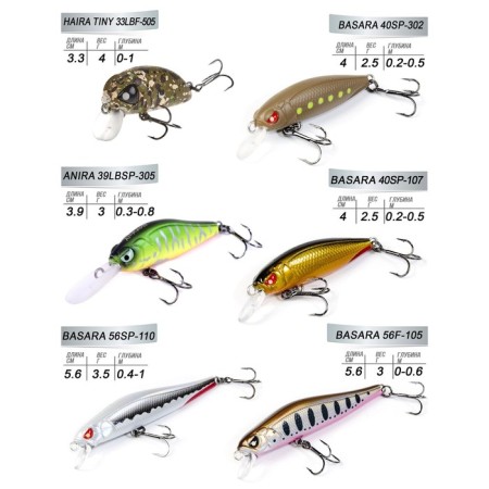 Set of wobblers LJ Pro Series 09 SET 6 pcs.-1