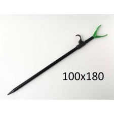Telescopic stand, painted metal, 100x180 cm