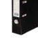 A4, 75 mm registrar, calligrata, PVC, embossing "Len", metal edging, pocket for a spine, black, black, mix