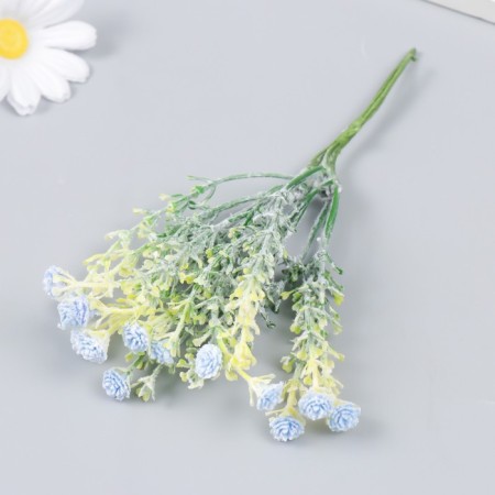 Flowers for decorating "Shabo clove" Blue 1 bouquet = 6 heads 17 cm