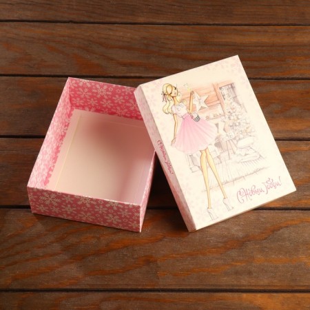 Box a team cover is, no window, "Women's New Year", 16.5 x 12.5 x 5.2 cm-3