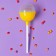 Plastic chupa-chups, yellow
