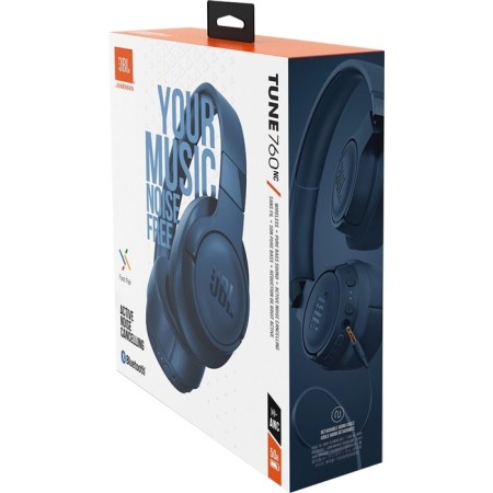 Monitorial headset JBL Tune 760NC 1.2M Blue Wireless Bluetooth Head (JBLT760NCBLU)-7