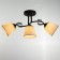 Chandelier Assami 3CHE27 40W Black 45x20x25 cm Bayerlux