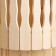 The lampshade is wooden, semicircular "wave" 29.5x23x16 cm