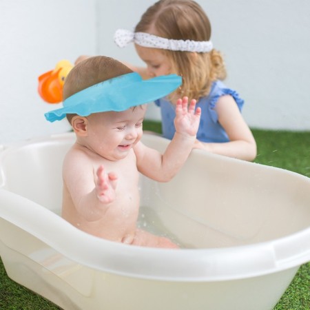 Bathing visor, size is regulated, the color is blue-4