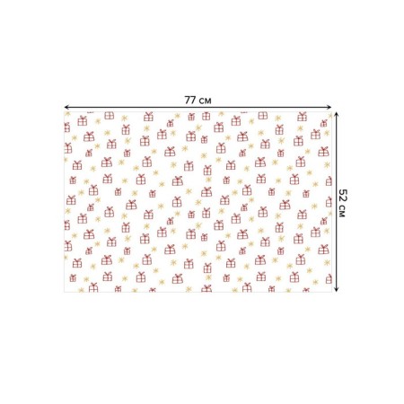 Bathroom mat “Many gifts”, anti -slip, size 52x77 cm-1