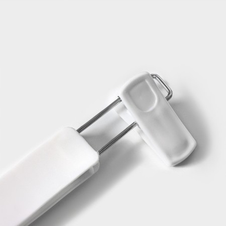 Pan for trousers and skirts with valve clamps, 22 × 14 cm, white color-2
