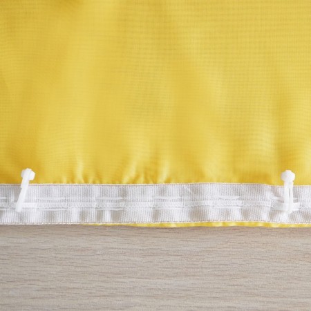 Witerra curtain for the kitchen 140x180 cm, the color is light yellow, veil, n/e100%-4