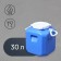 Food flash, 30 l, neck 19 cm, blue