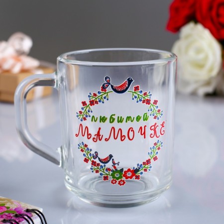 Mug "beloved mommy" birds, 200 ml
