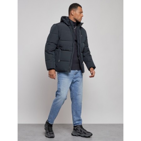 Male Winter jacket, size 56, dark blue color-1