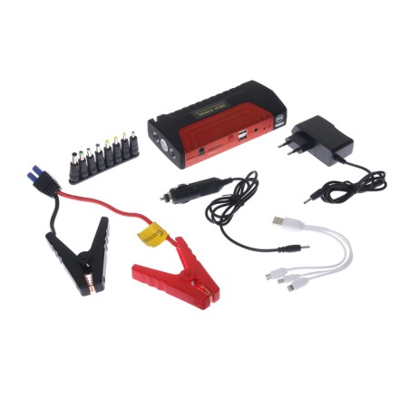 Launching device 10,000 mAh, 3 LED, 2USB, DC 12V,