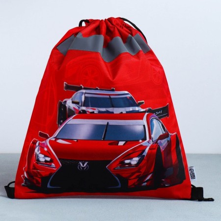 A bag for shoes with a reflective element "Racing" 30 x 40 cm-3