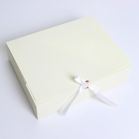 Gift folding box, packaging, "beige", 31 x 24.5 x 8 cm-1