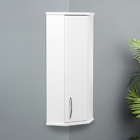 Cabinet hinged for the bathroom corner "PS", 25 x 25 x 70 cm