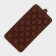 Form for chocolate of the share "balls", silicone, 20.5 × 10.2 cm, 15 cells (D = 2.8 cm), brown color