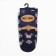 Male socks "Deer and snowflakes" Blue color, size 29