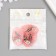 Acryl's work decor "Bird and Spring flowers" 0.2x2.5x3.9 cm