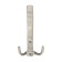 Hook furniture tundra TKT001, three -rod, matte nickel, 4 pcs TMP