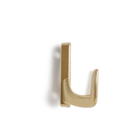 Hook furniture tundra TKD011SG, two -rod, matte gold color-4