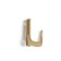Hook furniture tundra TKD011SG, two -rod, matte gold color