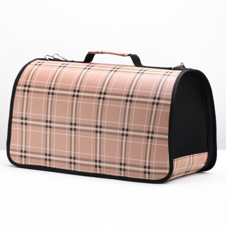 Bag - Animal Carriage "Cell", pink, size L, 53 x 22 x 29 cm,-2