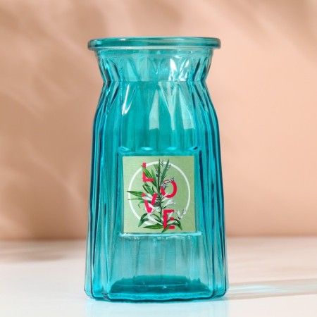 Vase for flowers "Love", 15 cm.-1