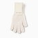 Women's gloves minku, milk color, 25 cm