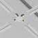 Connector X-shaped for the built-in track system Technical Track-11W, 13x13x2 cm, white color