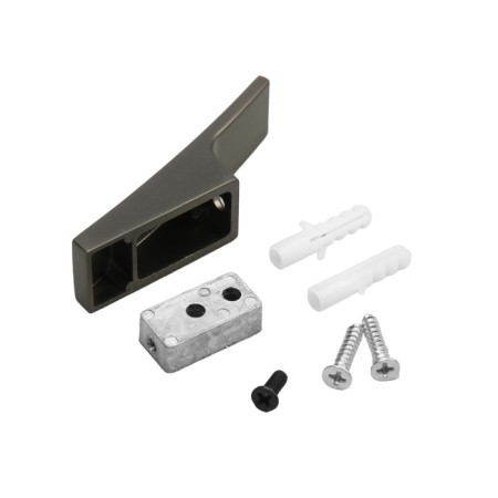 Furniture hook Cappio Asphodel, one -rod, graphite-4
