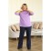 Women's turtleneck, size 56, lilac color