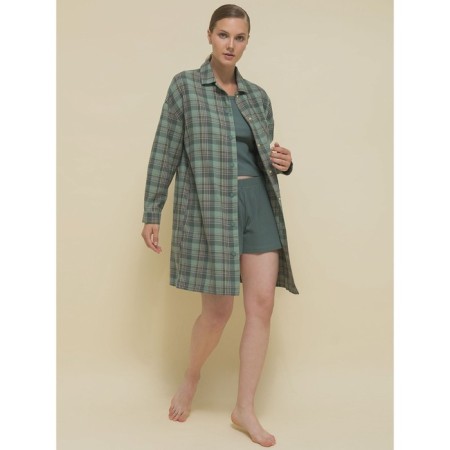 Women's shorts, size 48, green color-5